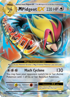 M Pidgeot-EX from Evolutions