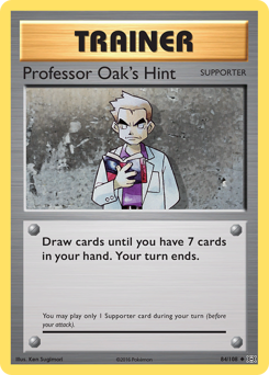 Professor Oak's Hint from Evolutions