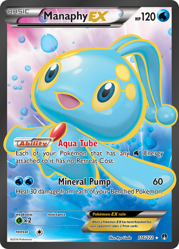 Manaphy-EX from BREAKpoint