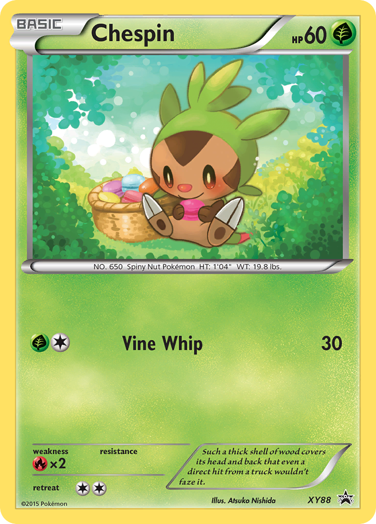 Chespin from XY Black Star Promos