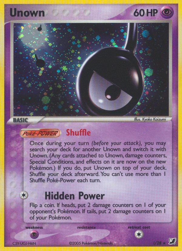 Unown from Unseen Forces