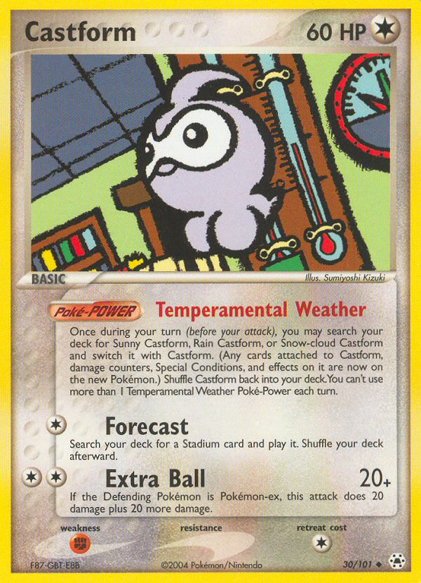 Castform from Hidden Legends