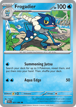Frogadier from Chaos Rising