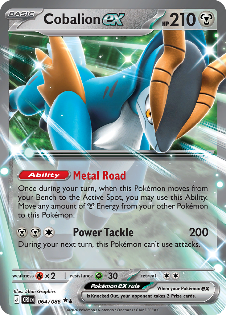 Cobalion ex from Chaos Rising