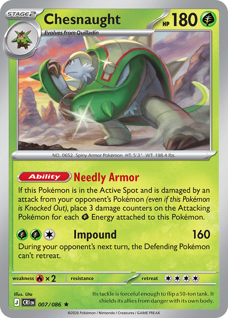 Chesnaught from Chaos Rising