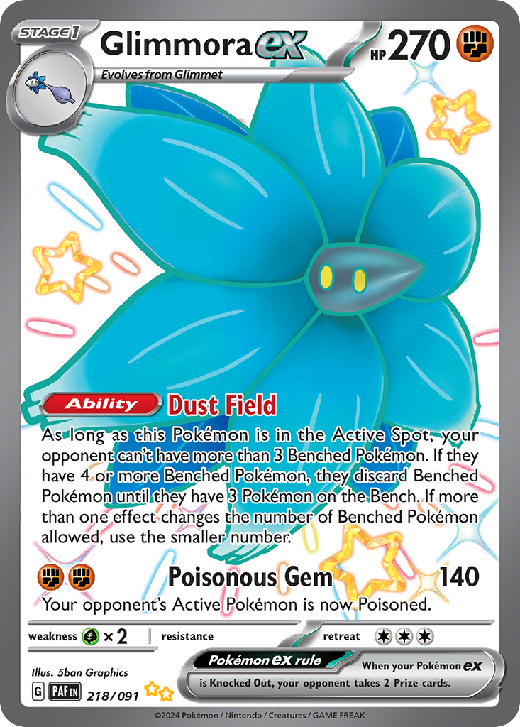 Glimmora ex from Paldean Fates
