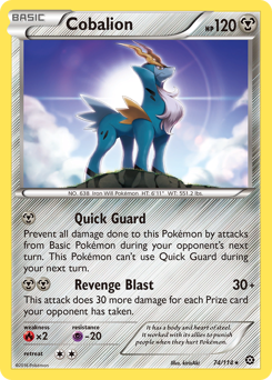 Cobalion from Steam Siege